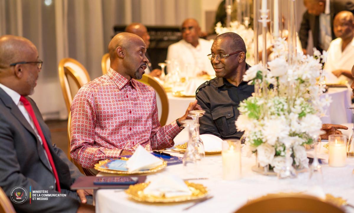 Le ministre de la Communication et Médias, Patrick Muyaya Katembwe