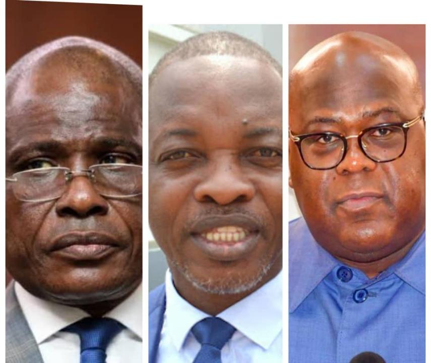 Martin Fayulu, Mike Mukebayi, et Félix Tshisekedi. [Photo d'illustration]