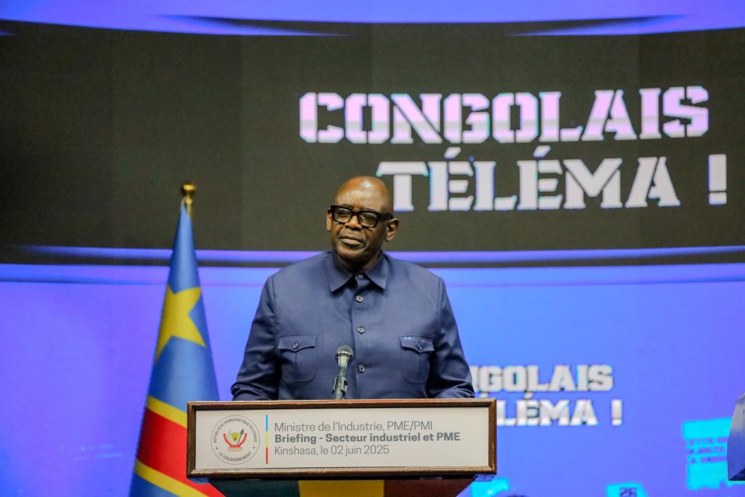 Louis Watum Kabamba, ministre de l'Industrie et du Développement des Petites et Moyennes entreprises