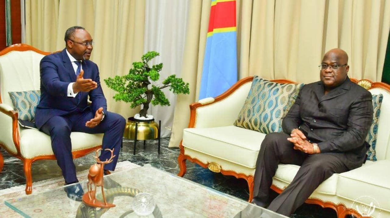 Albert Zeufack, directeur des opérations de la Banque mondiale pour la RDC, reçu par le Président de la République Félix Tshisekedi [photo d’illustration]