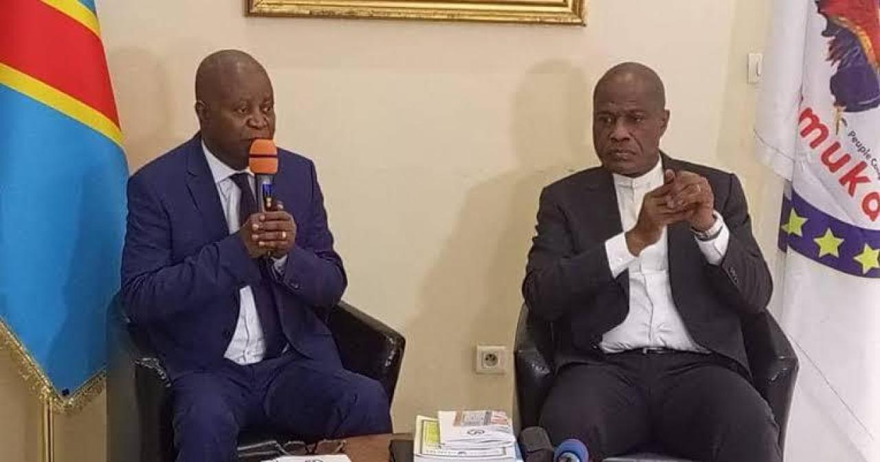 Adolphe Muzito du Nouvel Élan et Martin Fayulu de l’ECIDé