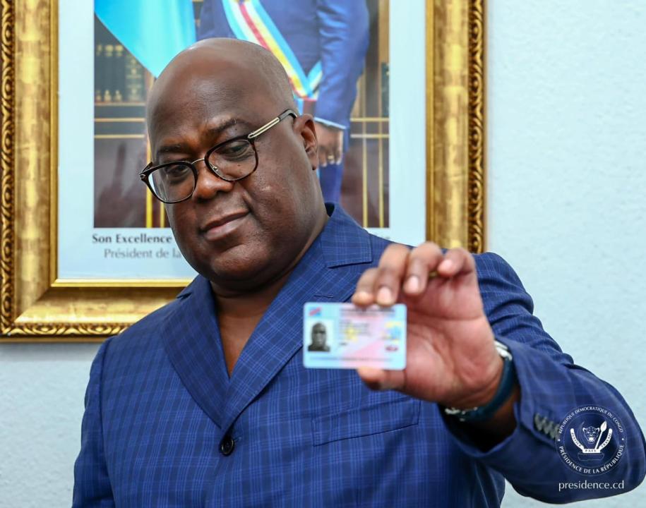 Le chef de l'État Félix Tshisekedi