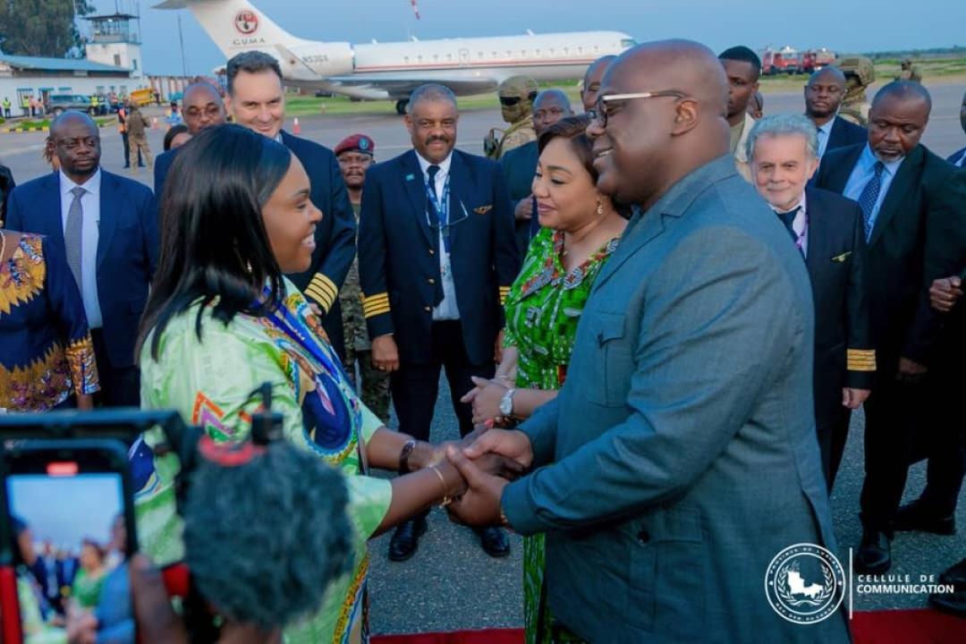 Le président Félix Tahisekedi reçu par la gouverneure du Lualaba ce lundi 9 juin [photo d'illustration]
