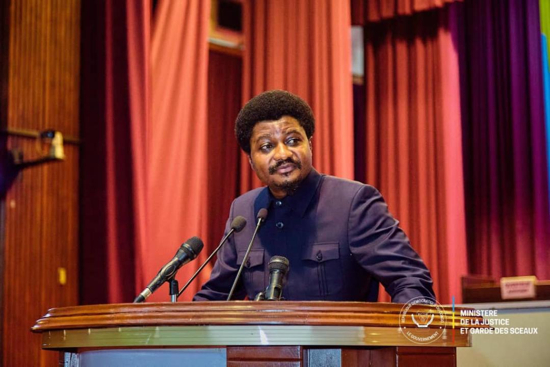 Le Ministre d'État en charge de la justice Constant Mutamba