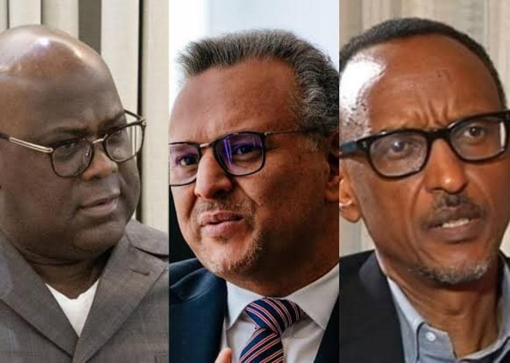 Le président Félix Tahisekedi, Massad Boulos, conseiller principal du président américain Donald Trump pour l’Afrique et le président Paul Kagame [photo d'illustration]