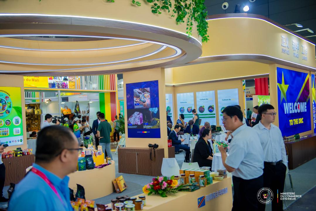 Des produits congolais exposés à Changsha, lors de l’ouverture de la 4ème édition de l'Exposition Sino-Africaine