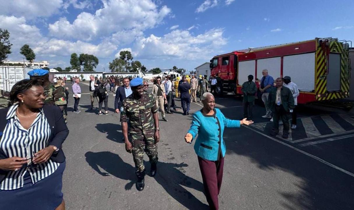 La cheffe de la Monusco, Bintou Keita