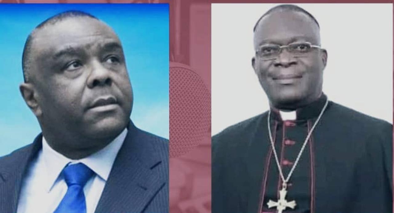 Le VPM Jean-Pierre Bemba et Mgr Fulgence Muteba