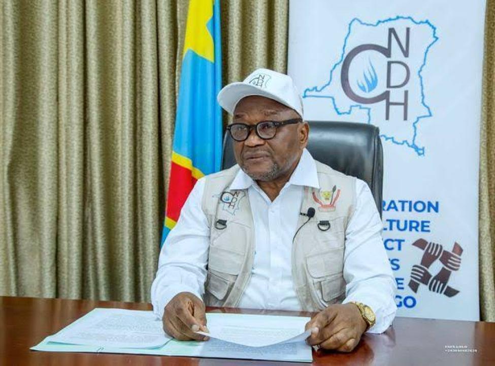 Paul Nsapu, président national de la CNDH [photo d'illustration]
