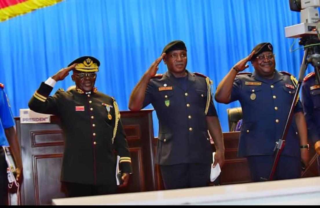 Quelques officiers supérieurs de la Police devant la représentation nationale