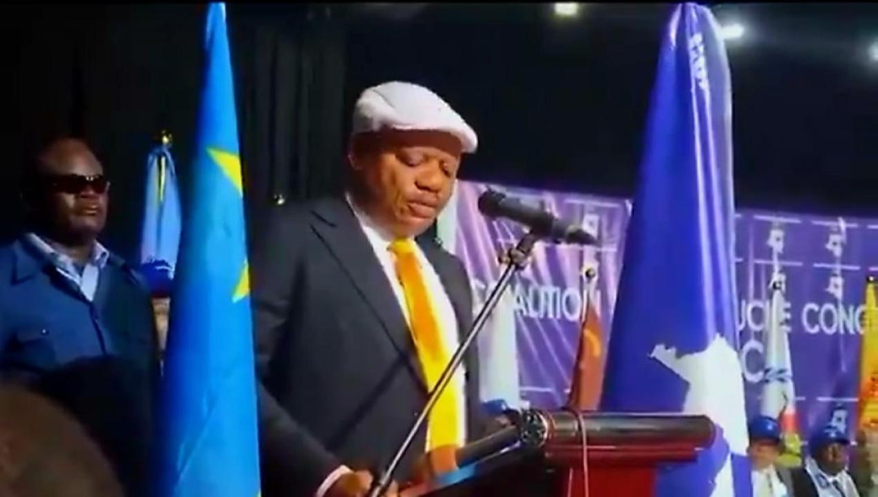 Jean-Marc Kabund au lancement de la plateforme politique Coalition de la Gauche Congolaise