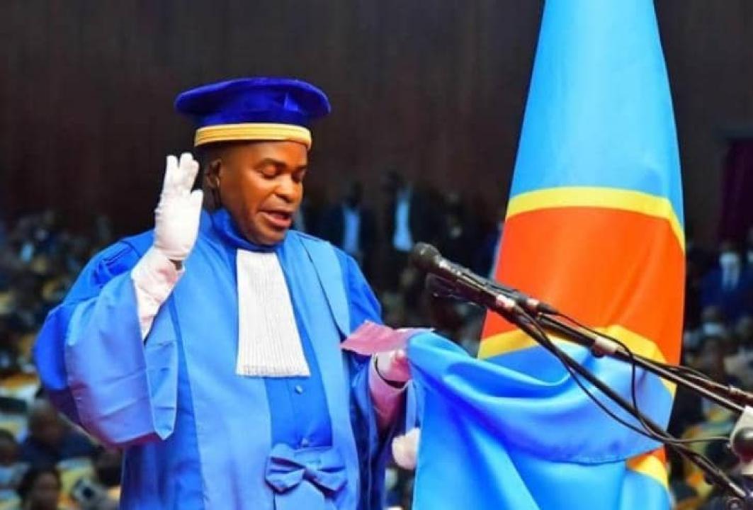 Le président de la Cour Constitutionnelle, Dieudonné Kamuleta. [Photo d'illustration]