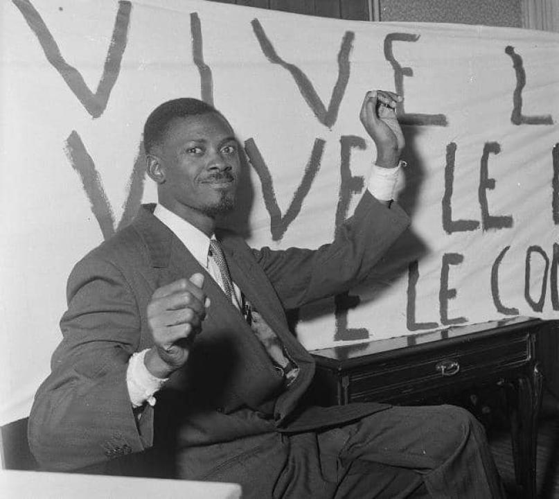 Emery Patrice Lumumba à Bruxelles en 1960 [photos archives]