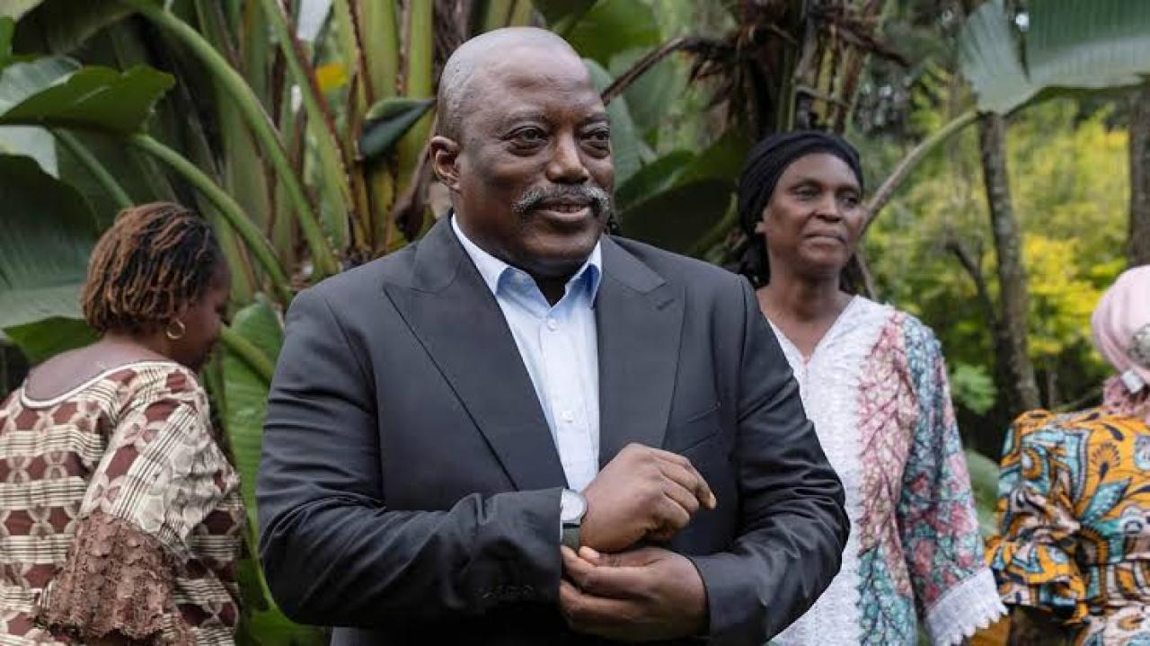 L'ancien président Joseph Kabila lors de son séjour à Goma [photo d'illustration]