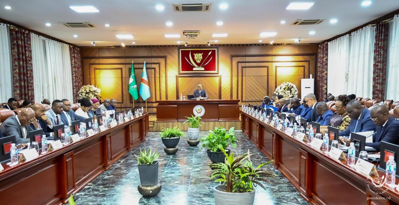 Les membres du gouvernement au cours du conseil des ministres [photo d'illustration]