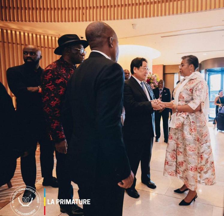 Arrivée de la Première Ministre, Judith Suminwa Tuluka au Japon