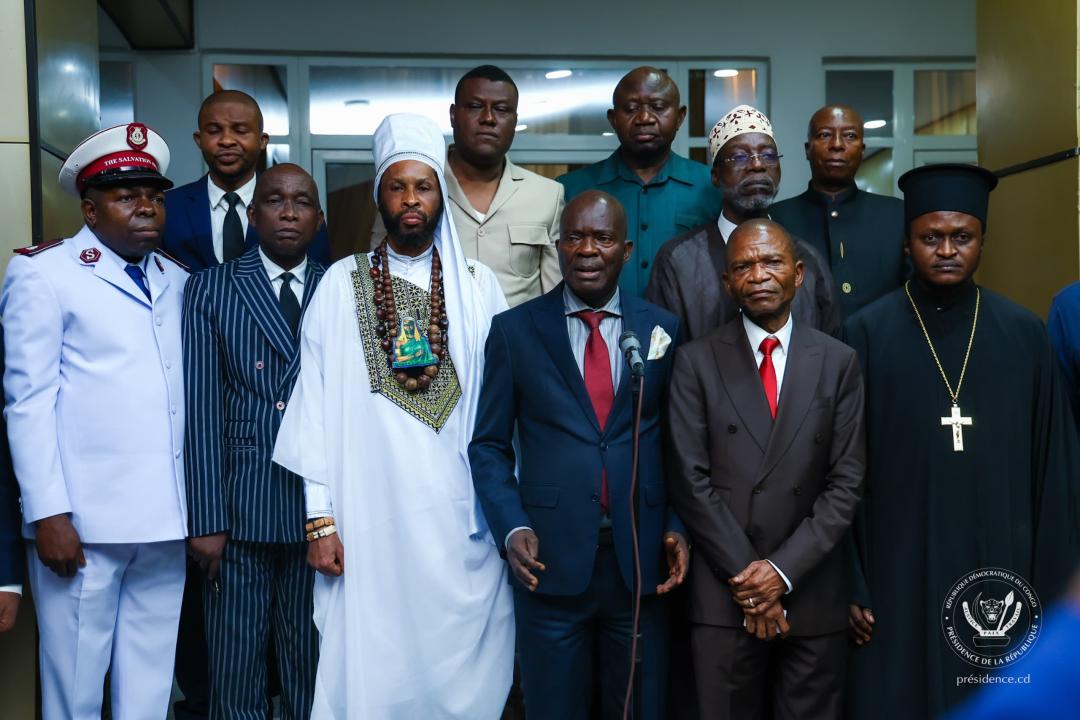 Les leaders des confessions religieuses, outre que la CENCO et l’ECC, ont été reçus par le Président Félix Tshisekedi