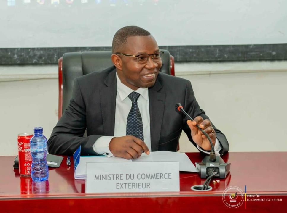 Julien Paluku Kahongya,  ministre du Commerce extérieur en RDC