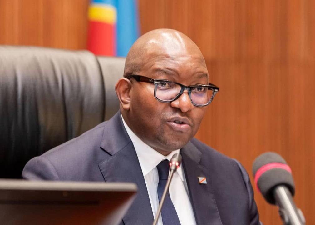 Jean-Michel Sama Lukonde,  président du regroupement politique Dynamique Agissons et Bâtissons