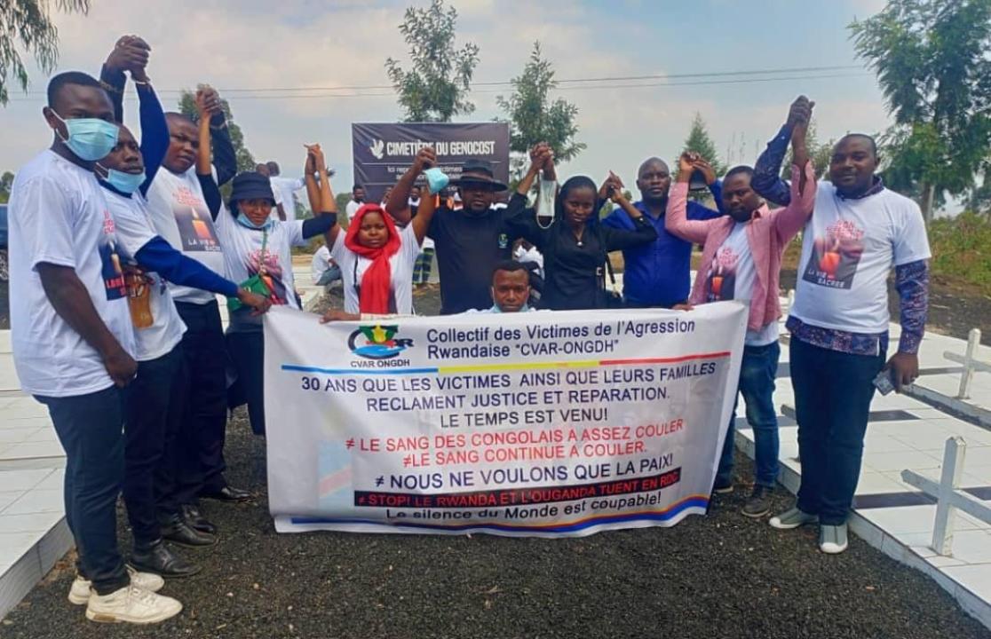 Les membres du CVAR-RDC en marge de la célébration du Genocost à Goma [photo d’illustration]