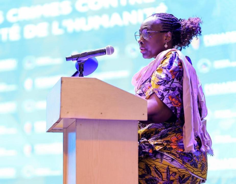 La ministre Chantal Chambu Mwavita en charge des Droits humains en RDC