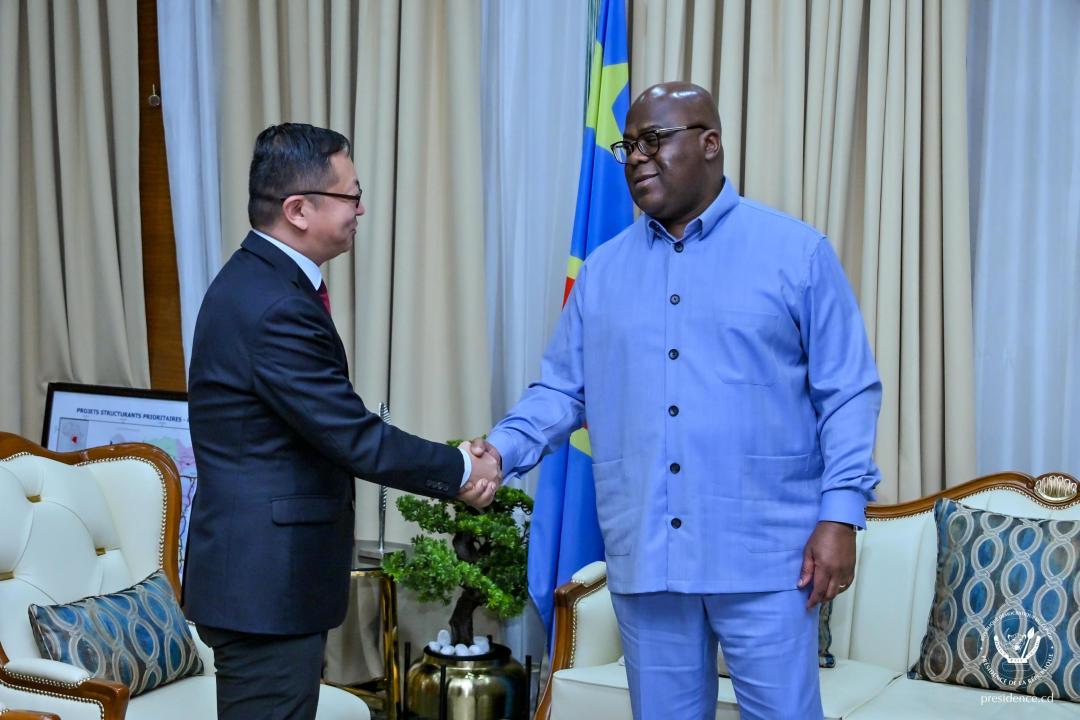 Le président Félix Tshisekedi a reçu l'ambassadeur de Chine en RDC Zhao Bin à la Cité de l'Union Africaine [, photo d'illustration]