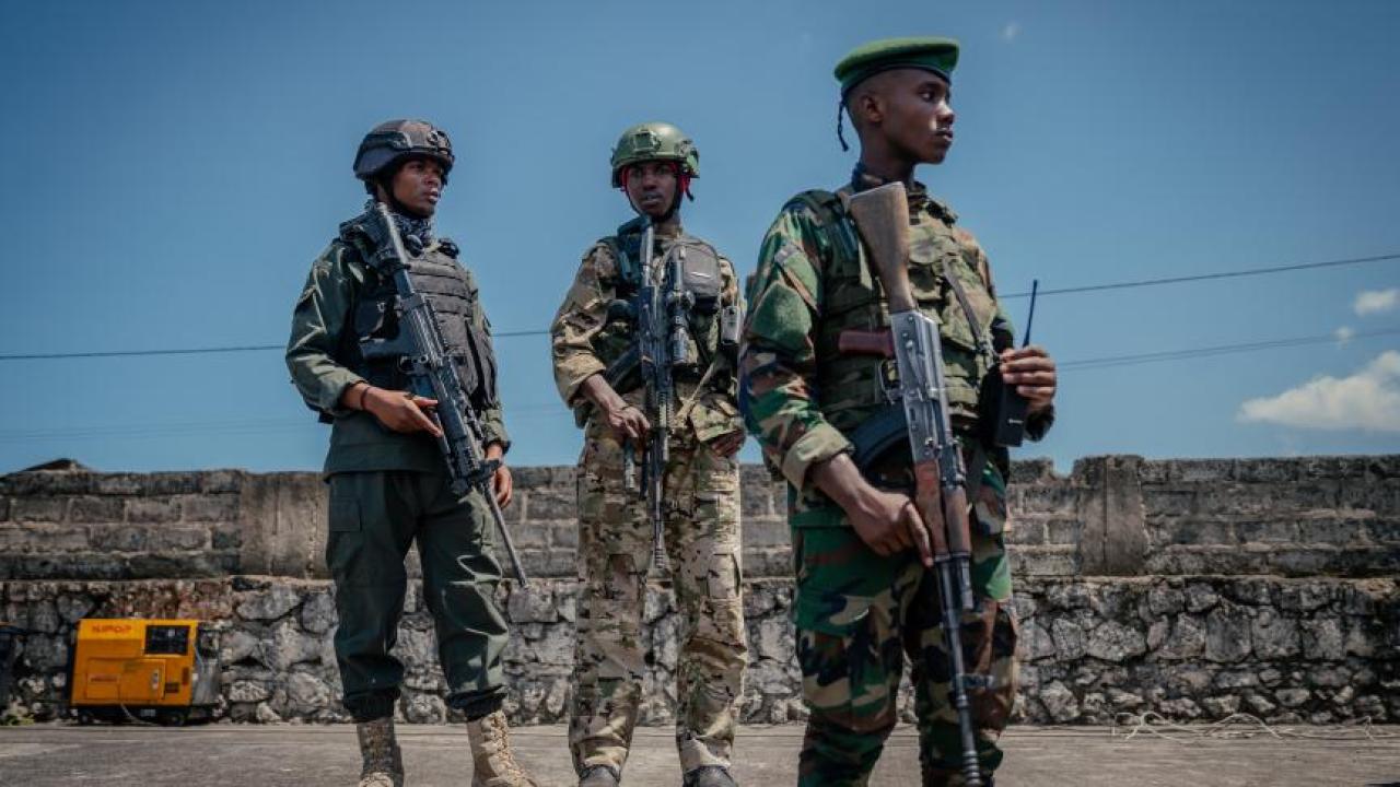 Des éléments du M23-AFC soutenus par le Rwanda au stade de l’Unité de Goma [photo d’illustration]