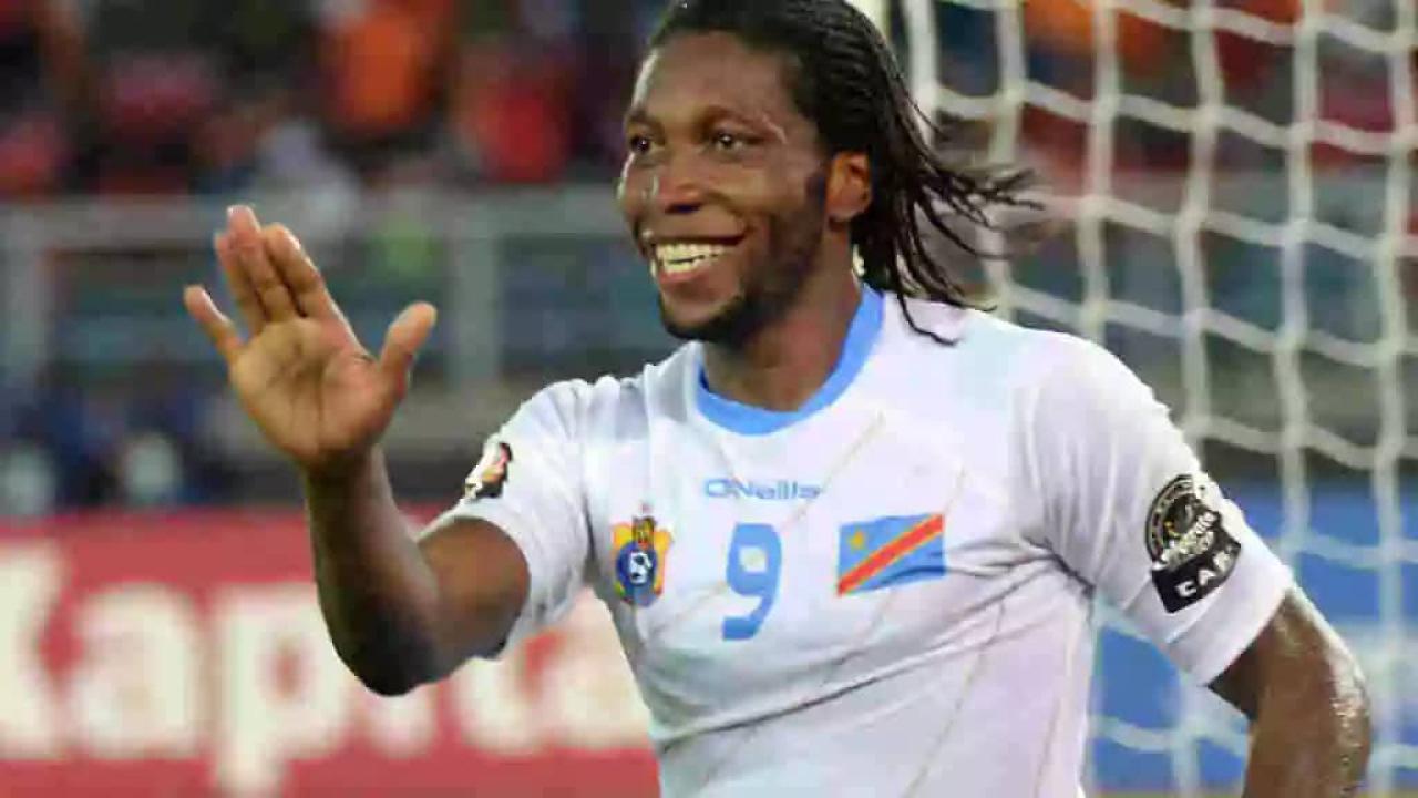 La joie de Dieumerci Mbokani après la victoire de la RDC face au Congo-Brazza à la CAN 2025