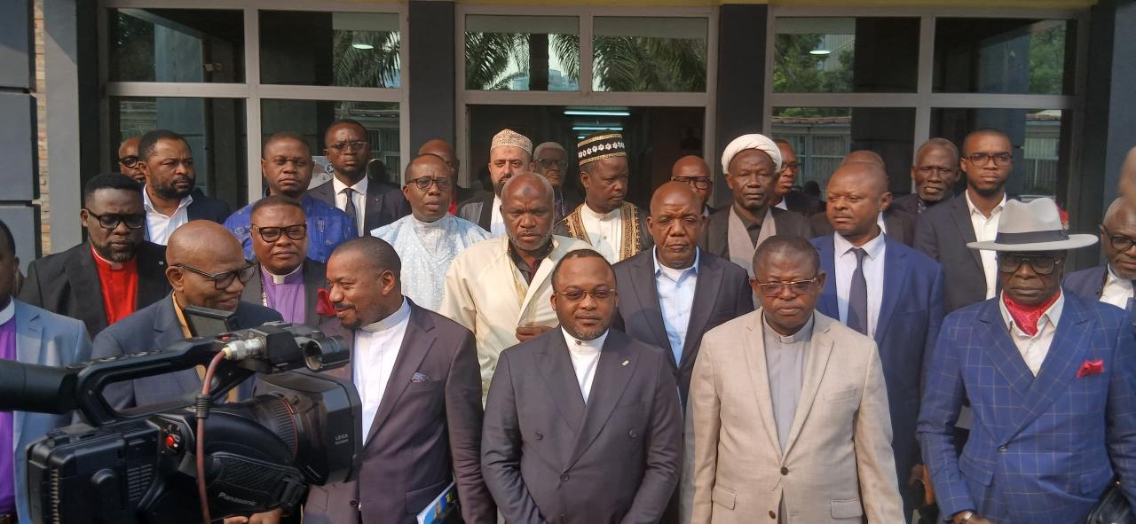 Le Révérend pasteur Dodo Kamba après des échanges avec les leaders du tandem CENCO-ECC au Centre interdiocésain de Kinshasa