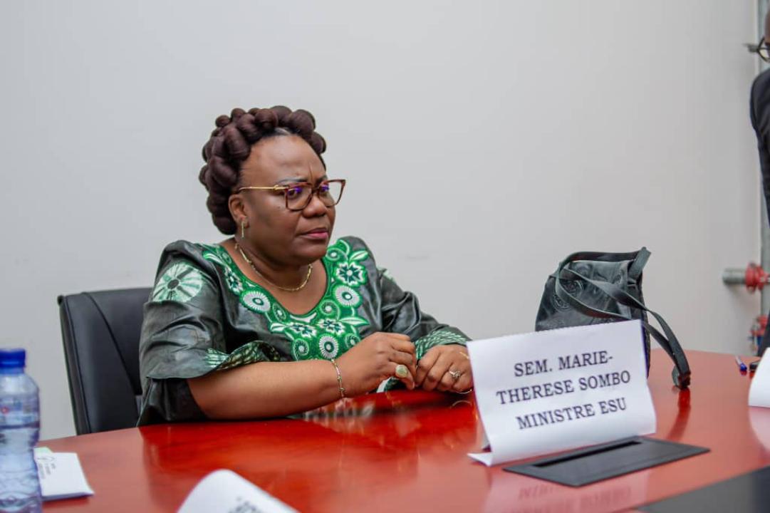 La ministre de l'ESU Marie Thérèse Sombo [photo d'illustration]