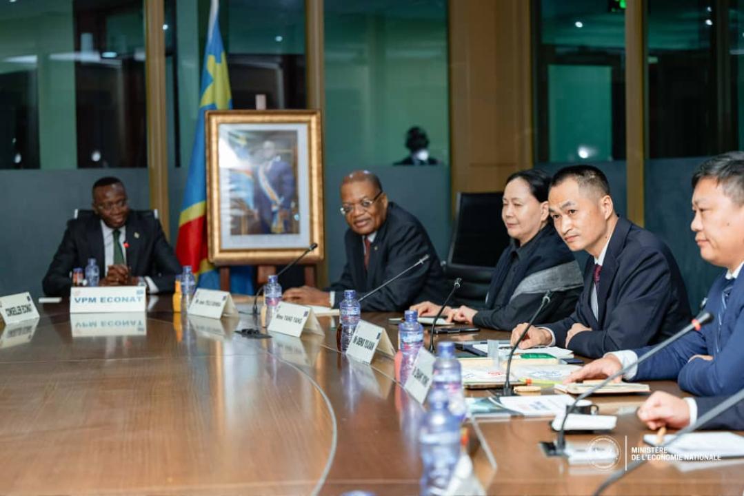 Des investisseurs chinois reçus en audience par le VPM Daniel Mukoko Samba