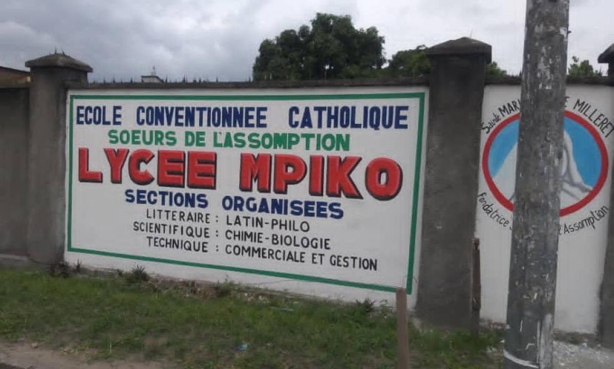 Lycée Mpiko, l’une des écoles catholiques dans la ville de Kinshasa [photo d’illustration]