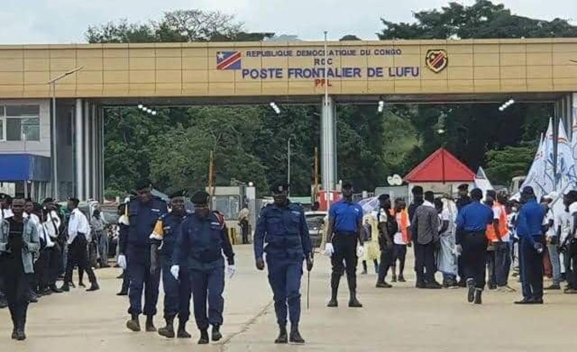 Le poste frontalier de Lufu séparant la RDC et l’Angola [photo d’illustration]