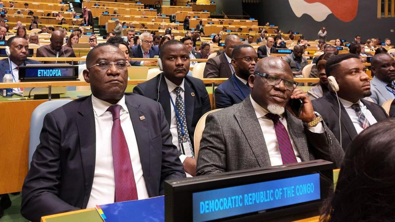 Le ministre du plan Guylain nyembo au FPHN 2025 [photo d'illustration]