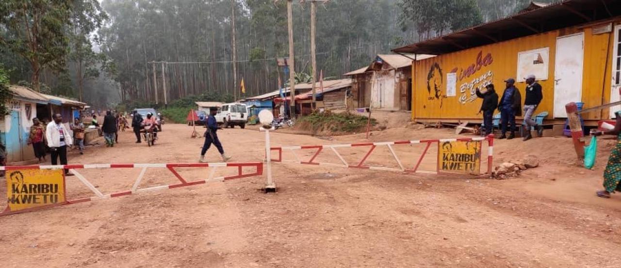 Barrière de Kangothe, dans la ville de Butembo [photo d’illustration]