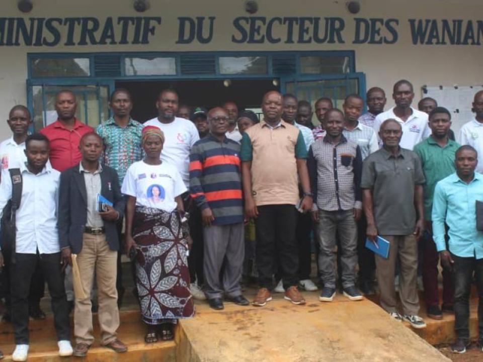Photo d'illustration devant le bureau administratif de territoire de walikale