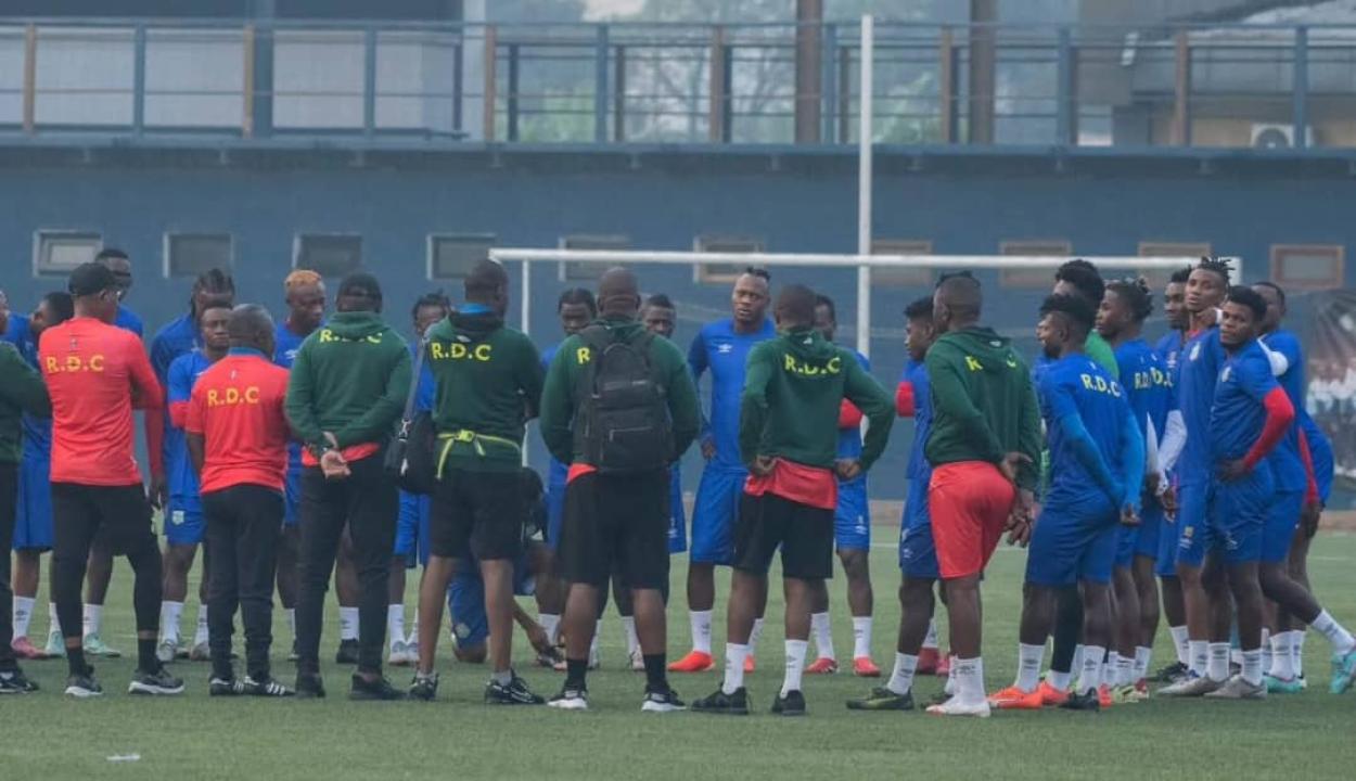 Les Léopards A' lors d'une séance d'entraînement à Kinshasa. [Photo d'illustration]