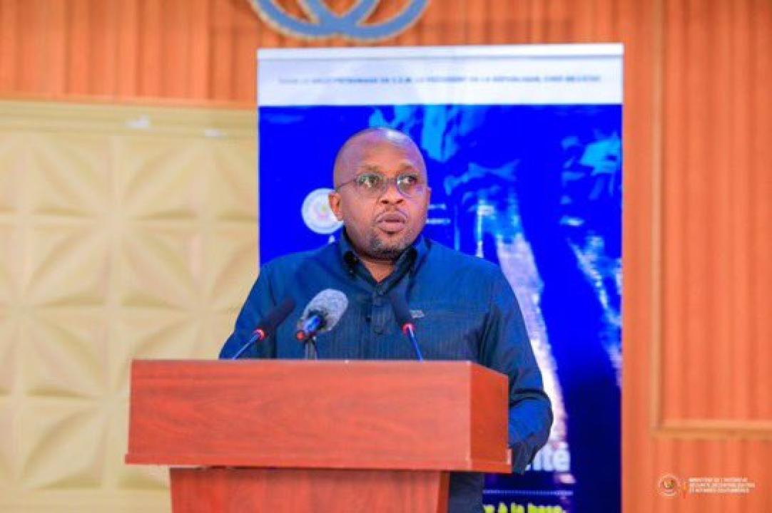 Le Vice-premier ministre en charge de l’Intérieur et la sécurité en RDC, Jacquemain Shabani Lukoo