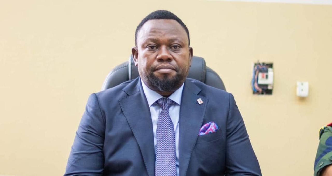 Le ministre ai. de la Justice, Samuel Mbemba, à l’ouverture du Procès de Joseph Kabila