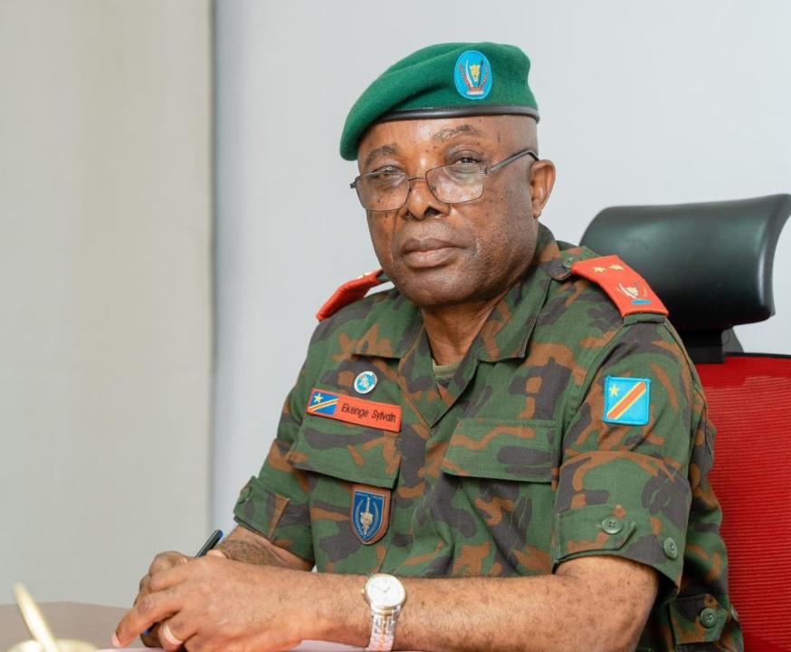 Le général-major Sylvain Ekenge Bomusa, porte-parole des FARDC