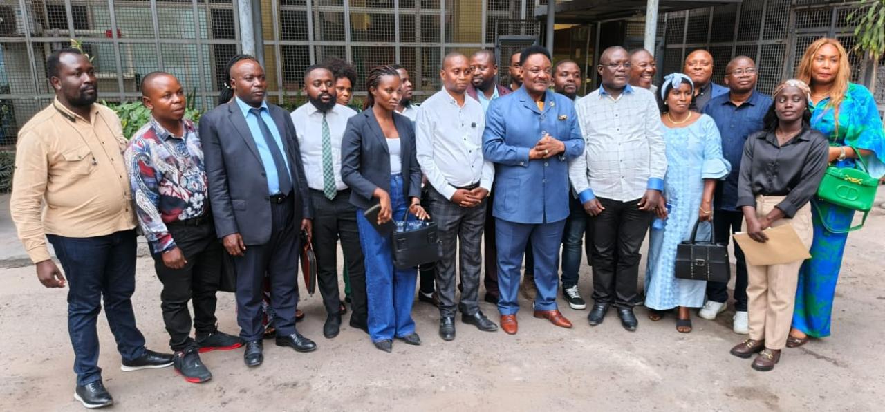 Une représentation des déplacés victimes de la guerre d’agression rwandaise en RDC reçue par Joseph Olenghankoy à Kinshasa [photo d’illustration]