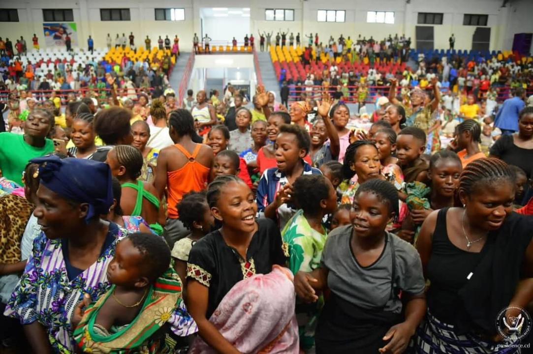 Quelques sinistrés hébergés au stade des martyrs [ Photo d'illustration]