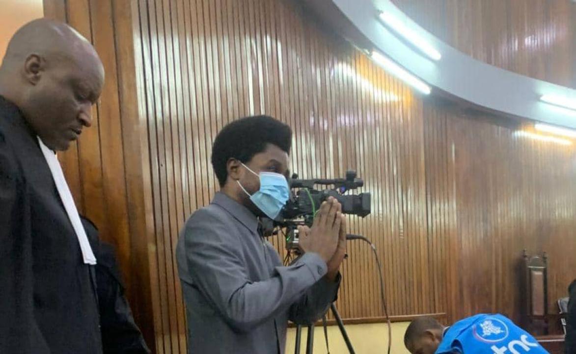 Constant Mutamba,  ex-ministre de la Justice en RDC lors de ka troisième journée de son procès