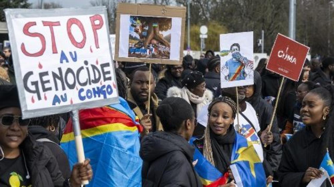Des jeunes réclamant la justice pour des millions des Congolais morts suite à l’agression rwandaise en RDC pendant trois décennies [photo d’illustration]