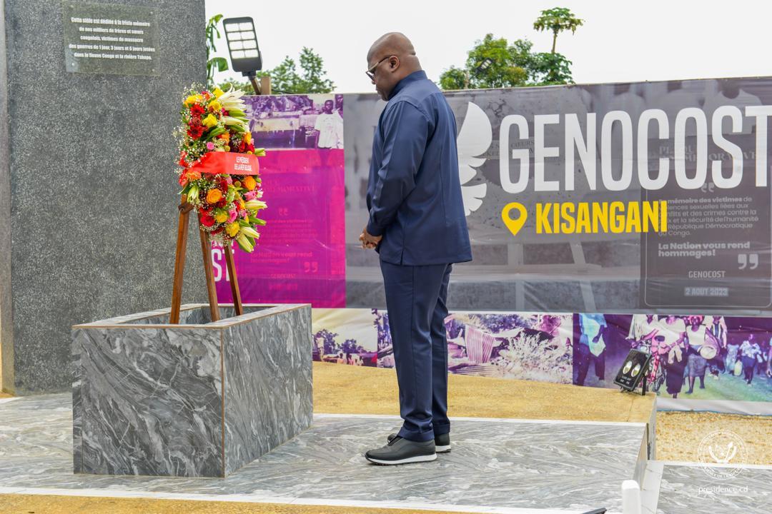 Le Président Félix Tshisekedi rend hommage aux victimes de l’agression rwandaise en RDC