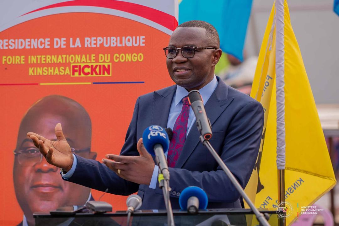 Le ministre Julien Paluku Kahongya lance la 47e Foire de la FICKIN à Kinshasa
