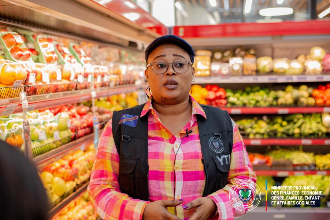 Yvette Tembo Kulemfuka, ministre provinciale de l'Économie de Kinshasa