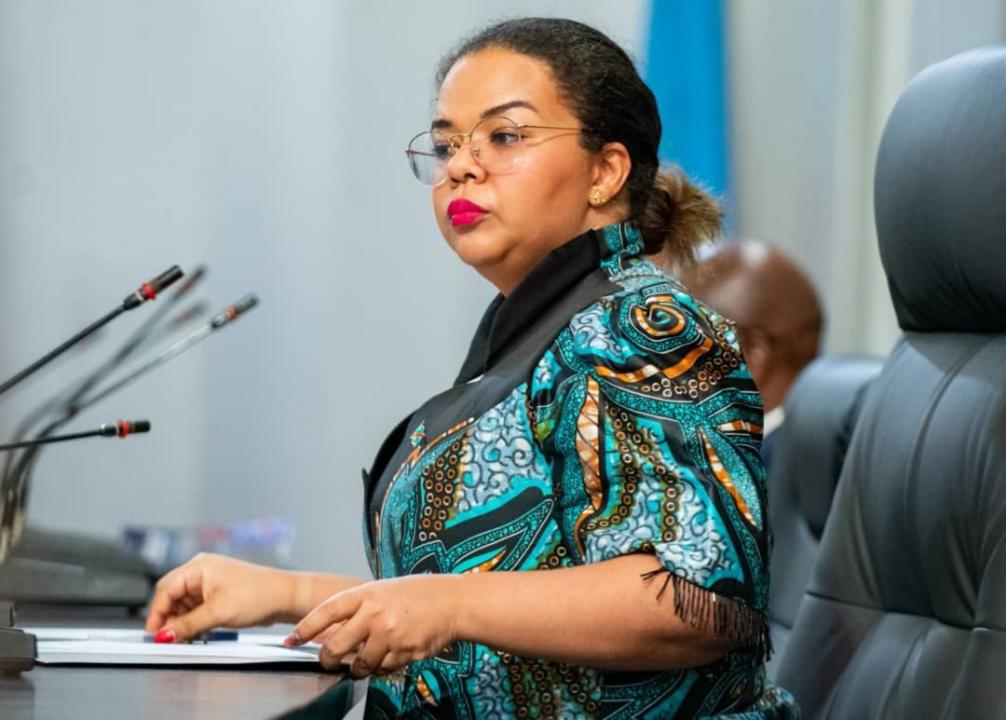 Thérèse Kayikwamba Wagner,  ministre des Affaires étrangères en RDC