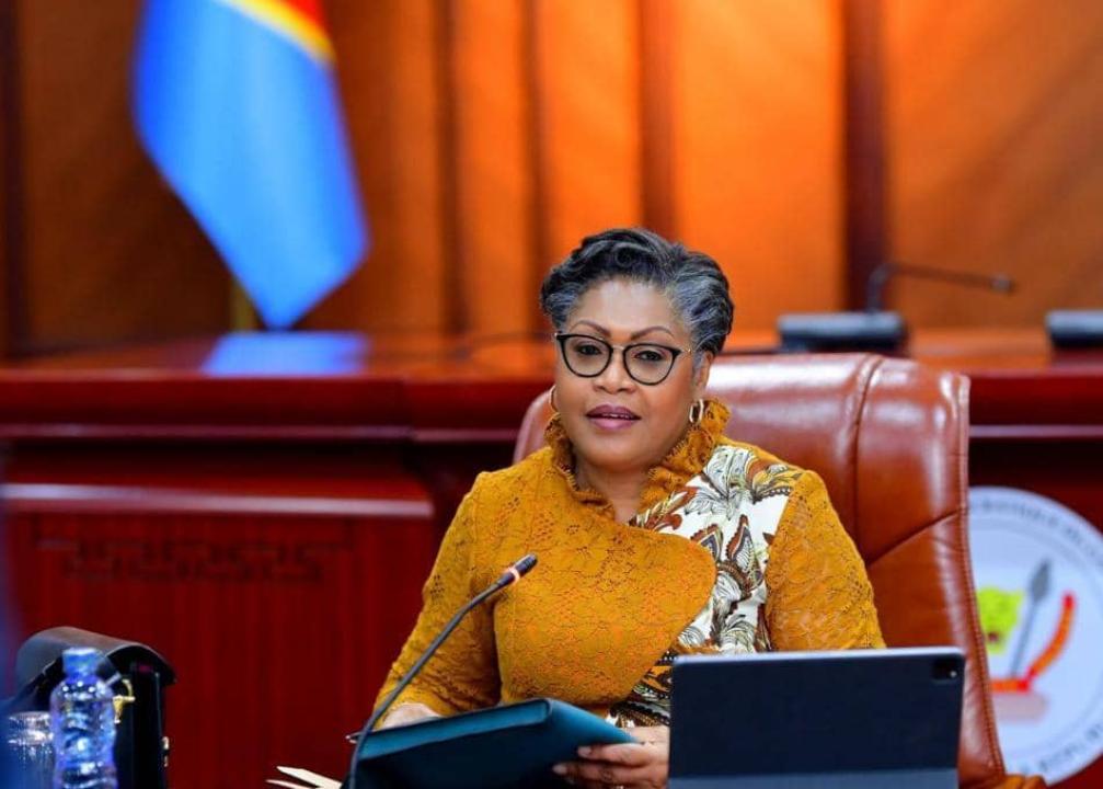 La Première ministre, Judith Suminwa Tuluka.