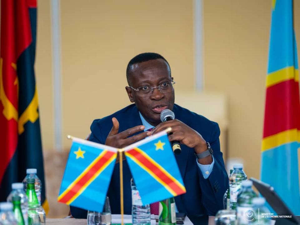 Le VPM en charge de l'Économie nationale Daniel Mukoko Samba
